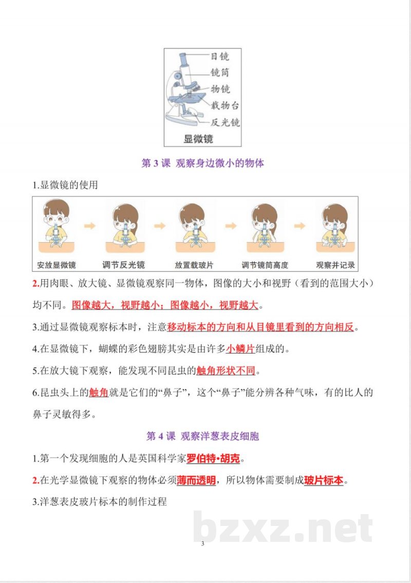 六年级上册科学全册知识点精心梳理【详细完整】 六年级上册科学全册知识点精心梳理【详细完整】