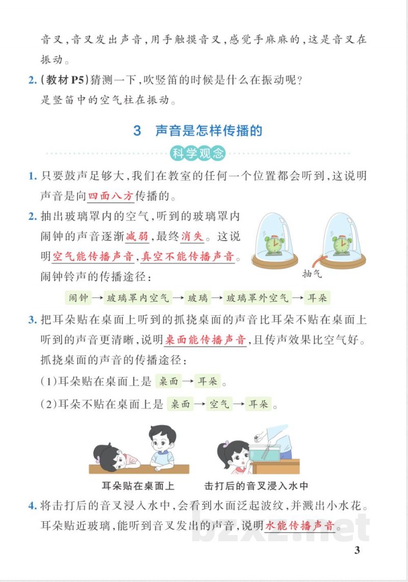 教科版（25秋）小学科学四年级上册期中必背知识点全册