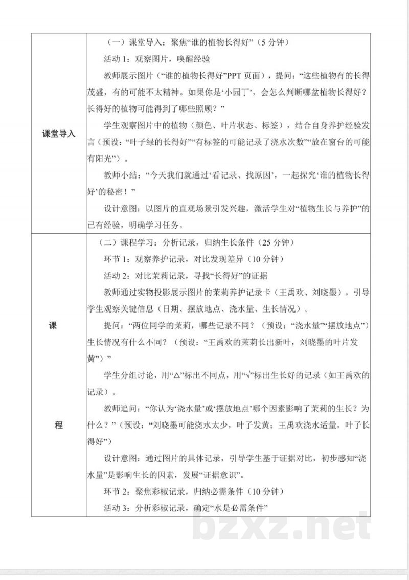 1.2 谁的植物长得好(教学设计)科学人教鄂教版二年级上册新教材2025 1.2 谁的植物长得好(教学设计)科学人教鄂教版二年级上册新教材2025