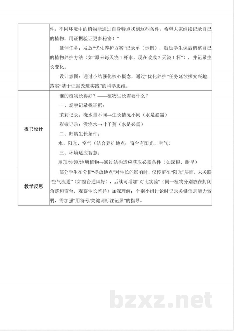 1.2 谁的植物长得好(教学设计)科学人教鄂教版二年级上册新教材2025 1.2 谁的植物长得好(教学设计)科学人教鄂教版二年级上册新教材2025