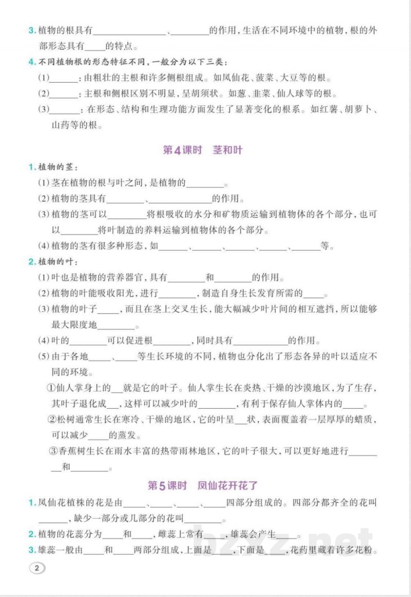 2026年教科版四年级下册科学期末复习知识点自测单 2026年教科版四年级下册科学期末复习知识点自测单