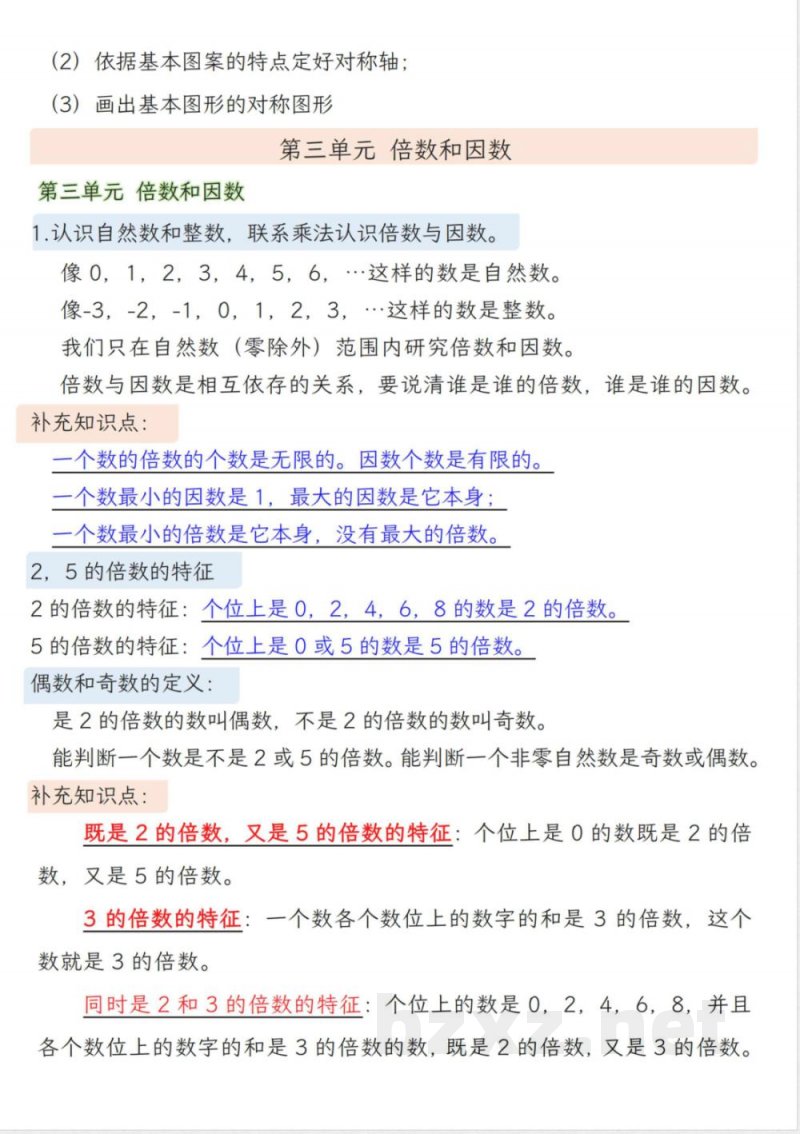2026年五年级上册数学必背知识点汇总《北师大》 2026年五年级上册数学必背知识点汇总《北师大》