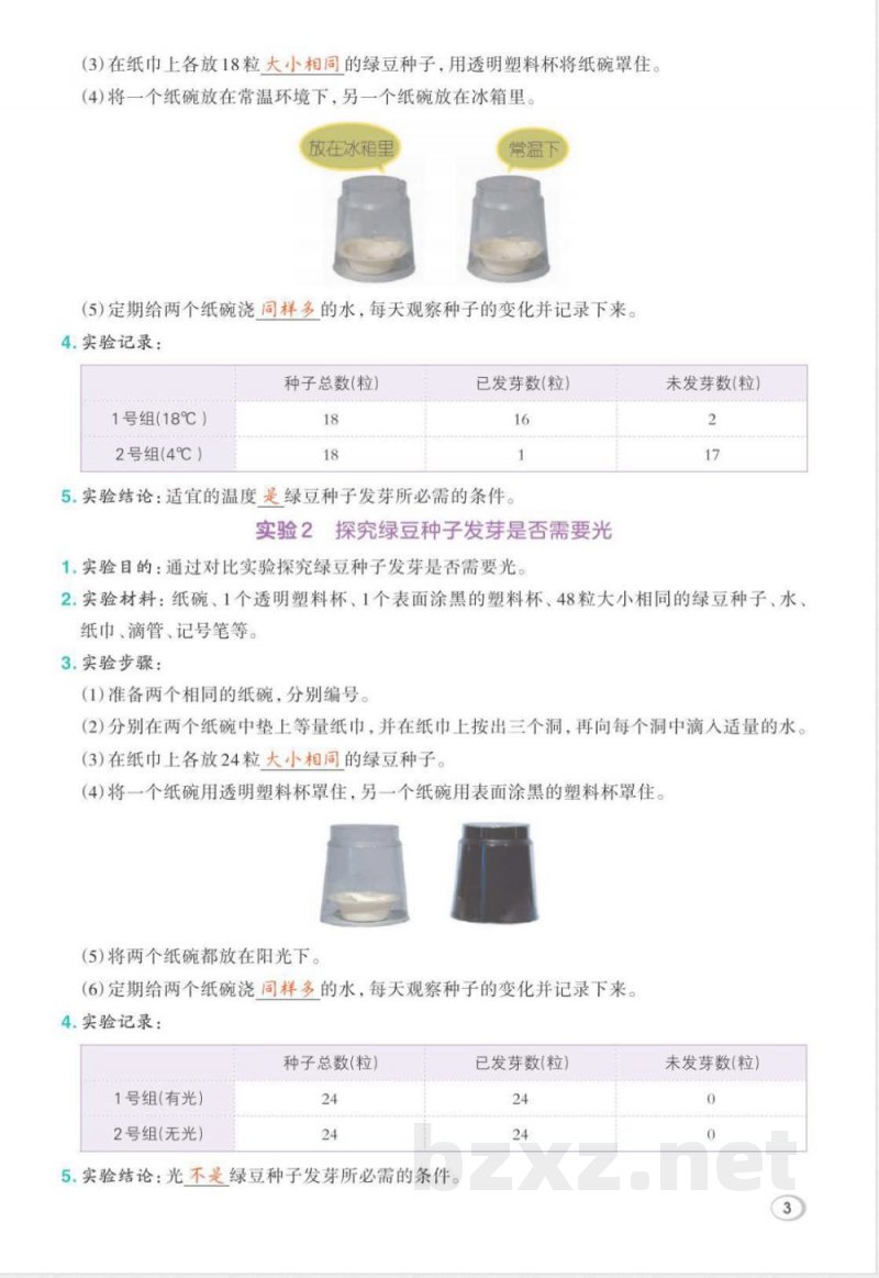 2026年教科版五年级下册科学期末复习课堂重点笔记
