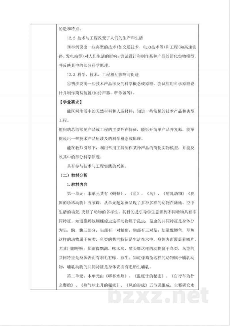 青岛版四年级科学上册教材分析 青岛版四年级科学上册教材分析