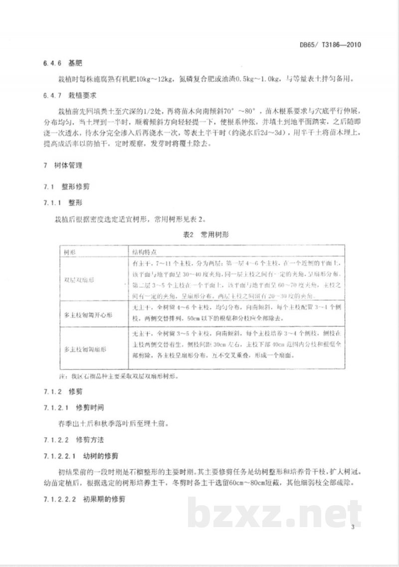 DB65/T 3186-2010无公害农产品 石榴栽培技术规程 DB65/T 3186-2010无公害农产品 石榴栽培技术规程