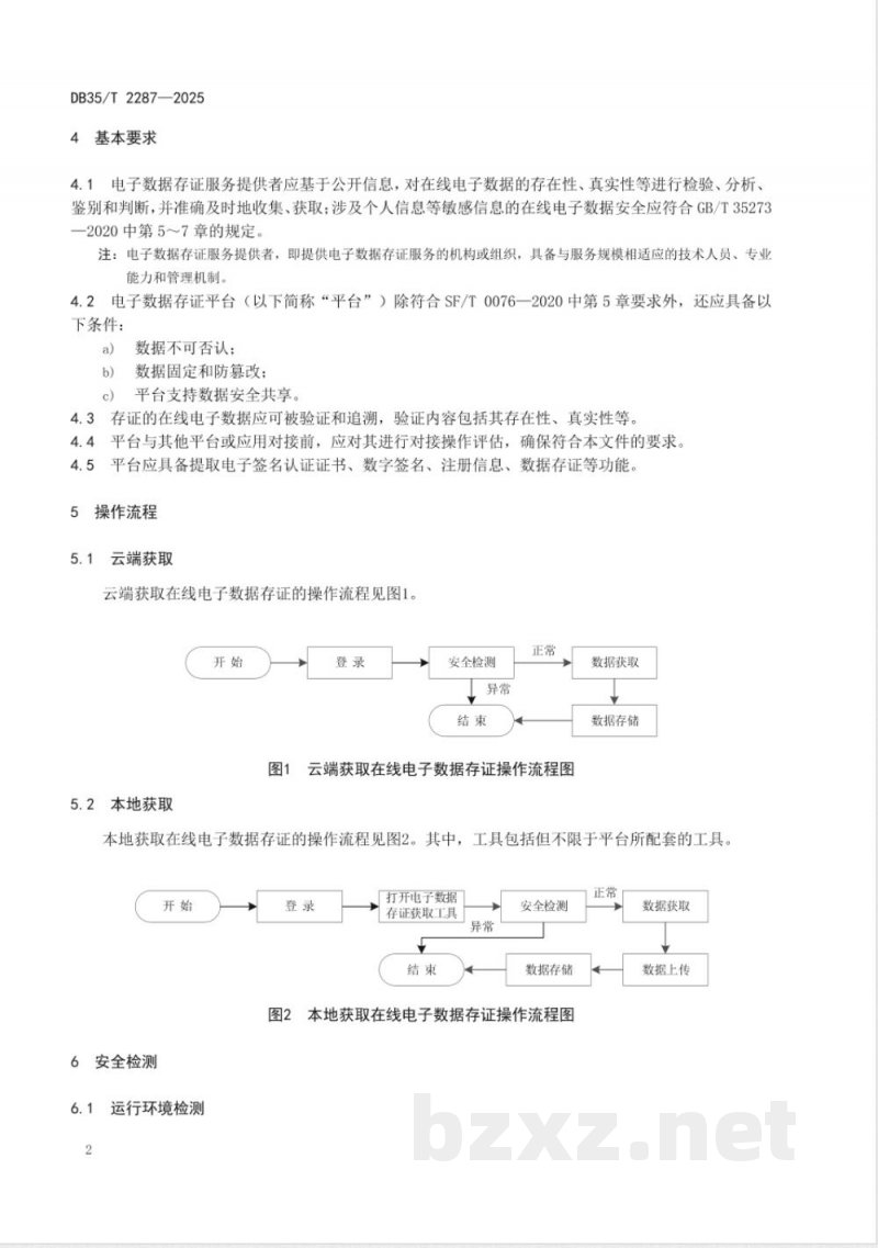 DB35/T 2287-2025基于公开信息的在线电子数据存证操作规程 DB35/T 2287-2025基于公开信息的在线电子数据存证操作规程