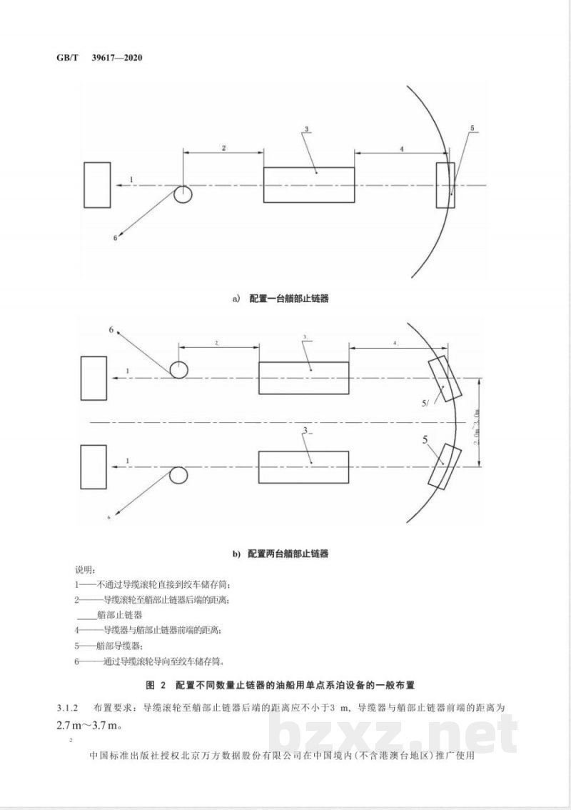 GB/T 39617-2020船舶和海上技术 油船用单点系泊设备 GB/T 39617-2020船舶和海上技术 油船用单点系泊设备