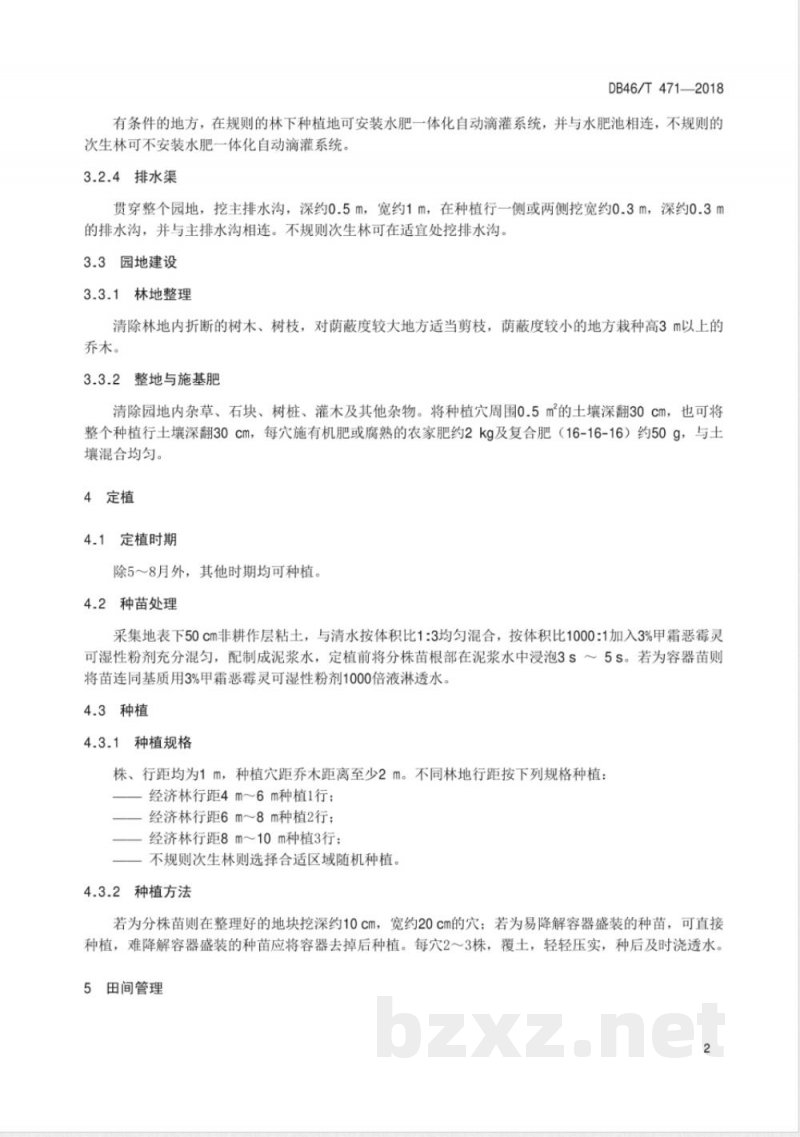 DB46/T 471-2018海南砂仁林下种植技术规程 DB46/T 471-2018海南砂仁林下种植技术规程