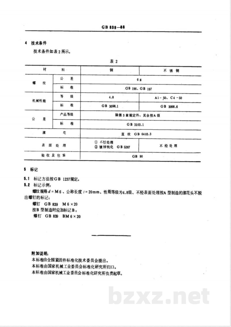 GB/T 839-1988 滚花头不脱出螺钉 GB/T 839-1988 滚花头不脱出螺钉