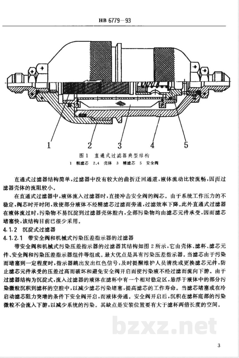 HB 6779-1993 航空液压过滤器设计指南 HB 6779-1993 航空液压过滤器设计指南
