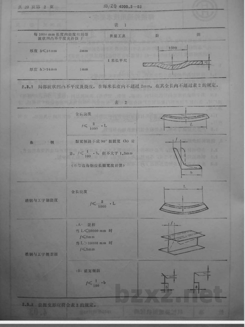 JB/ZQ 4000.3-1986 焊接件通用技术要求 JB/ZQ 4000.3-1986 焊接件通用技术要求