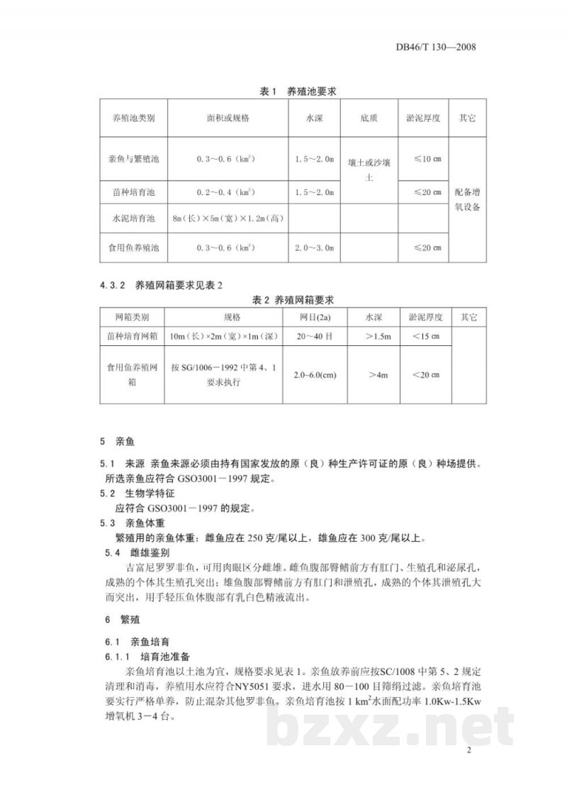 DB46/T 130-2008吉富尼罗罗非鱼养殖技术规程 DB46/T 130-2008吉富尼罗罗非鱼养殖技术规程
