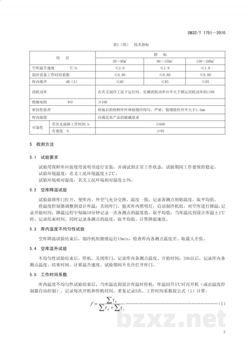 DB32/T 1751-2011农产品保鲜库技术条件 DB32/T 1751-2011农产品保鲜库技术条件