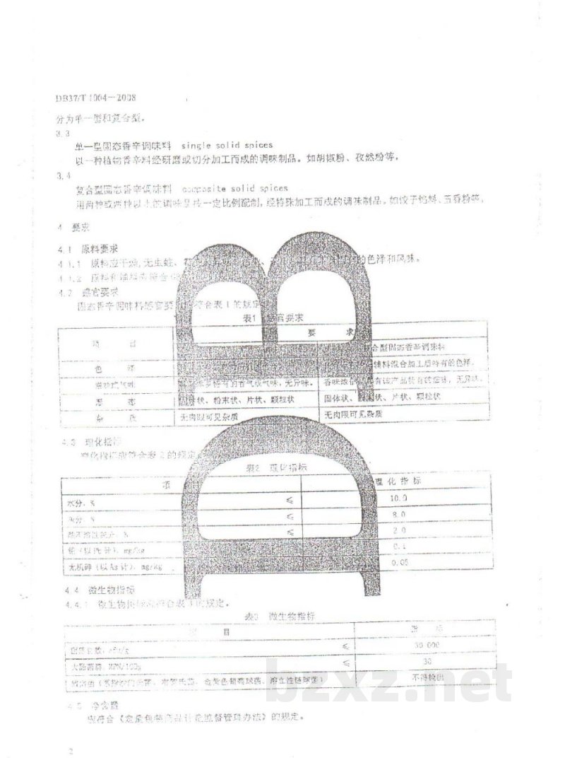 DB37/T 1004-2008固态香辛调味料 DB37/T 1004-2008固态香辛调味料