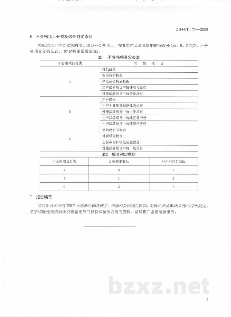 DB44/T 173-2003农业机械推广鉴定检验通则 DB44/T 173-2003农业机械推广鉴定检验通则