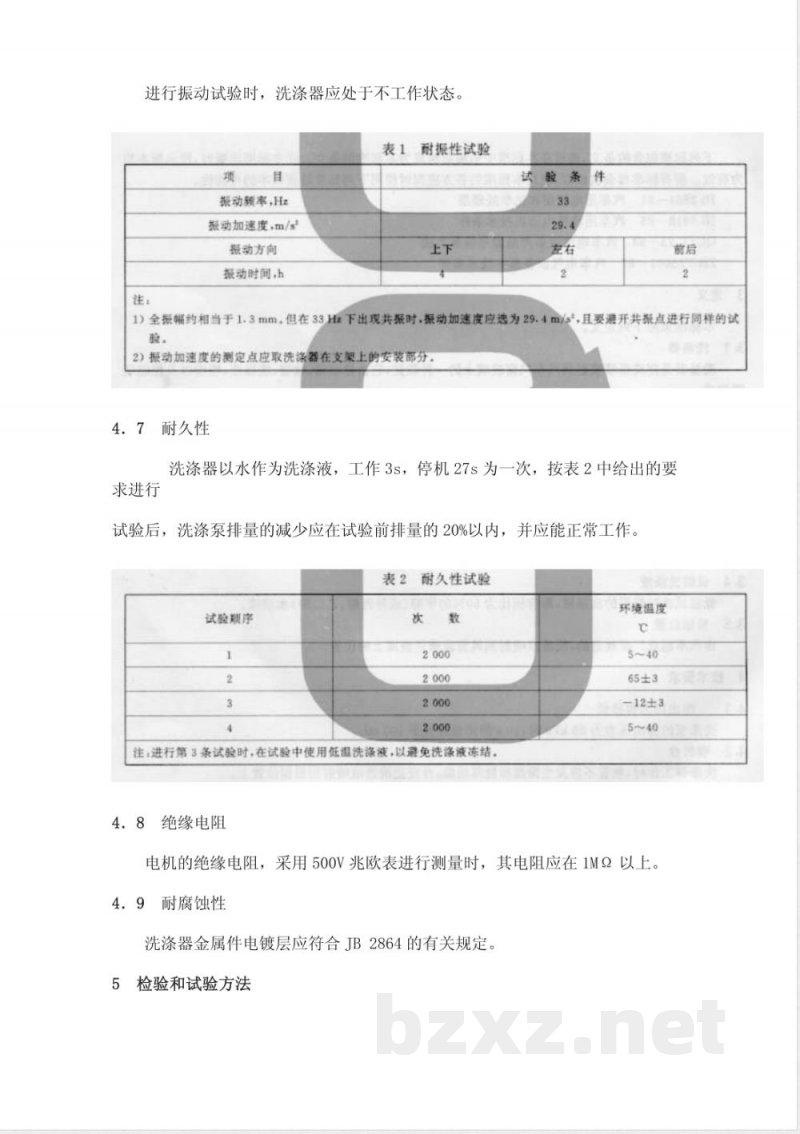 QC/T 246-1997 汽车风窗玻璃电动洗涤器技术条件