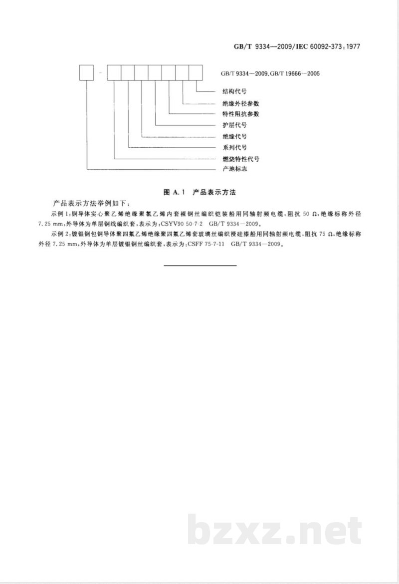 GB/T 9334-2009 船舶电气设备 船用通信电缆和射频电缆 船用同轴软电缆 GB/T 9334-2009 船舶电气设备 船用通信电缆和射频电缆 船用同轴软电缆