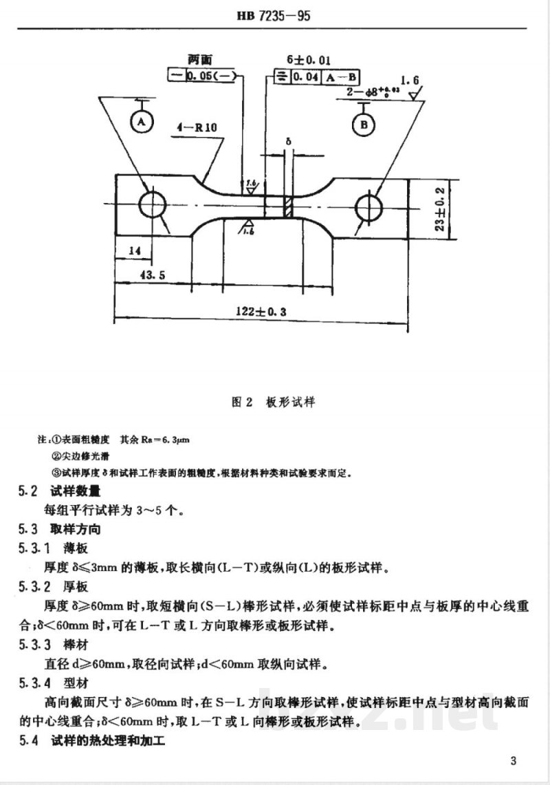 HB 7235-1995 慢应变速率应力腐蚀试验方法