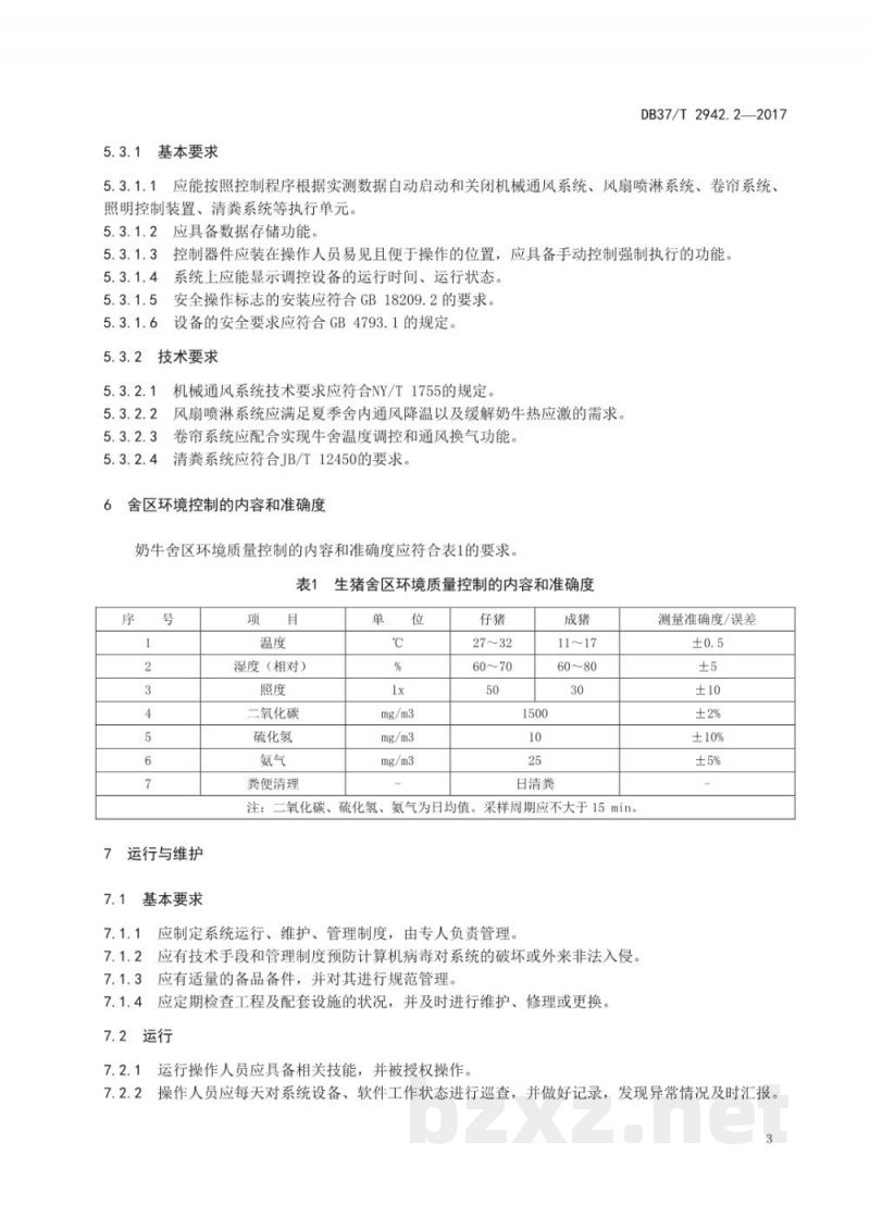DB37/T 2942.2-2017智能化养殖环境控制技术规程 第2部分:奶牛养殖 DB37/T 2942.2-2017智能化养殖环境控制技术规程 第2部分:奶牛养殖