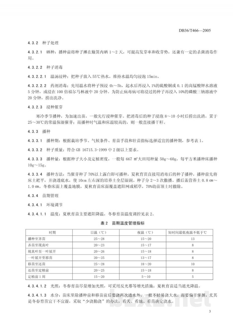 DB36/T 466-2005无公害食品 辣椒生产技术规程 DB36/T 466-2005无公害食品 辣椒生产技术规程