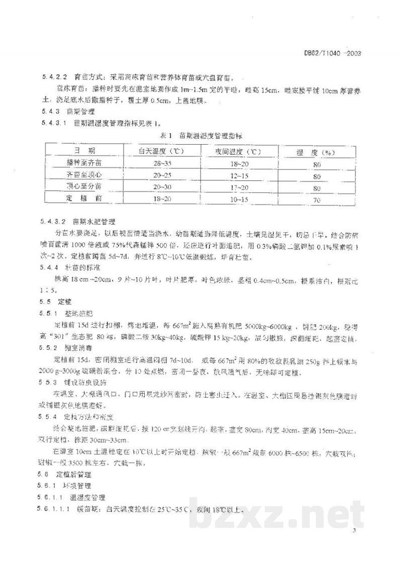 DB62/T 1040-2003无公害农产品临夏回族自治州保护地辣椒生产技术规程 DB62/T 1040-2003无公害农产品临夏回族自治州保护地辣椒生产技术规程