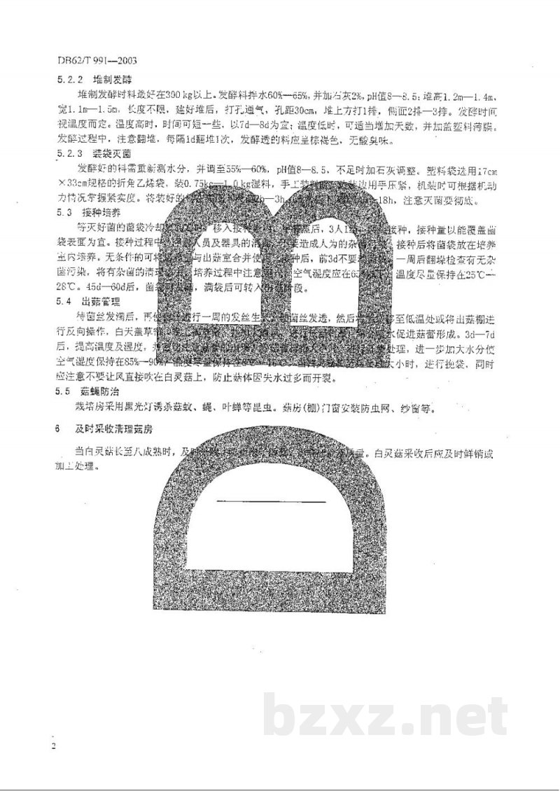 DB62/T 991-2003白银市无公害农产品生产技术规程白灵菇 DB62/T 991-2003白银市无公害农产品生产技术规程白灵菇
