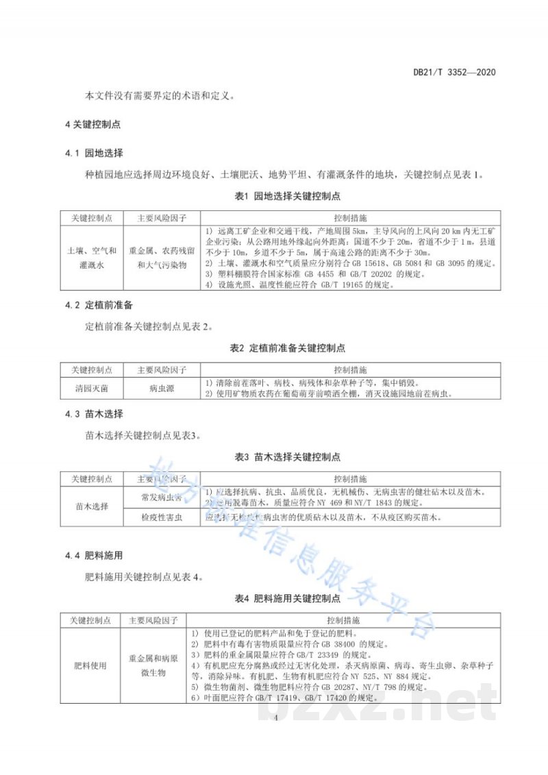 DB21/T 3352-2020设施葡萄安全生产管控技术规程 DB21/T 3352-2020设施葡萄安全生产管控技术规程
