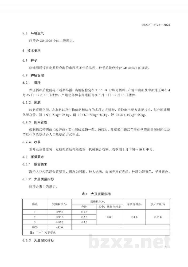 DB23/T 2196-2025地理标志产品 海伦大豆 DB23/T 2196-2025地理标志产品 海伦大豆
