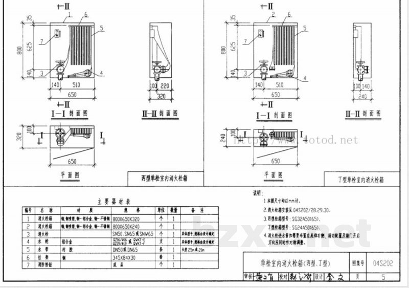 04S202 室内消火栓安装 04S202 室内消火栓安装