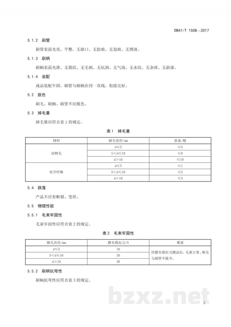DB41/T 1508-2017化妆刷 DB41/T 1508-2017化妆刷