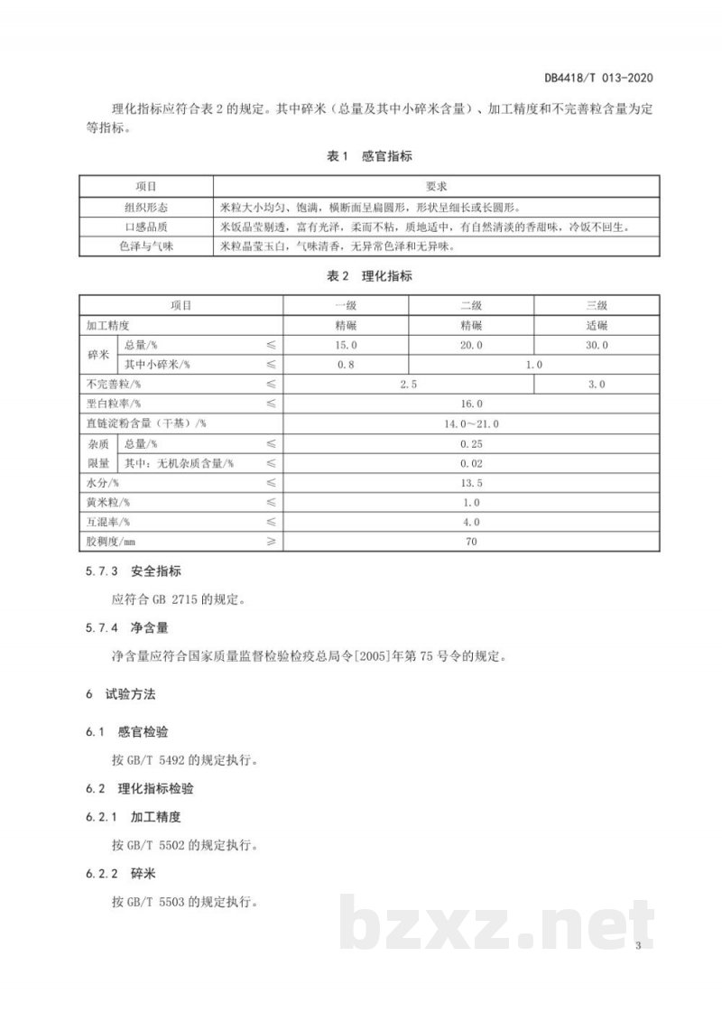DB4418/T 013-2020地理标志产品 连山大米 DB4418/T 013-2020地理标志产品 连山大米