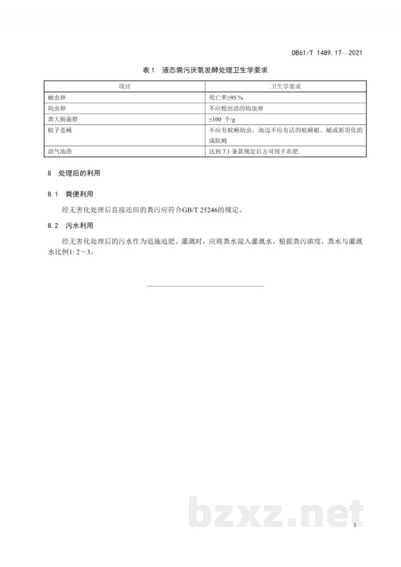 DB61/T 1489.17-2021秦川牛生产技术规范 第17部分:粪污无害化处理 DB61/T 1489.17-2021秦川牛生产技术规范 第17部分:粪污无害化处理