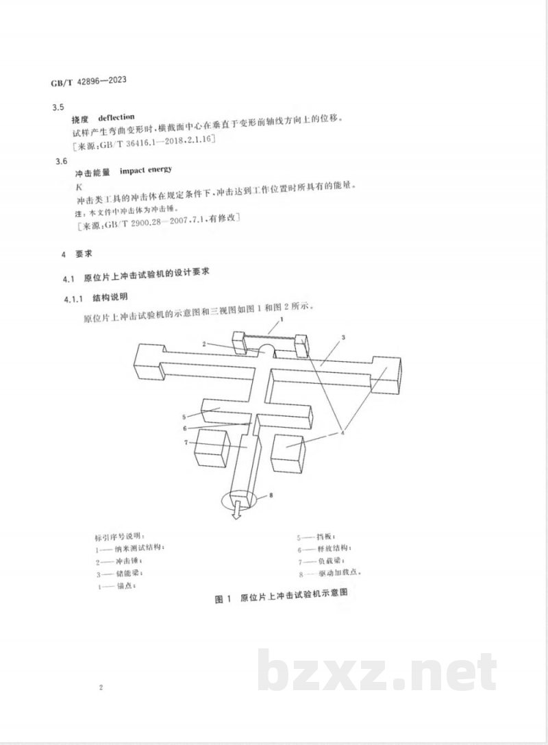 GB/T 42896-2023微机电系统(MEMS)技术 硅基MEMS纳尺度结构冲击试验方法 GB/T 42896-2023微机电系统(MEMS)技术 硅基MEMS纳尺度结构冲击试验方法