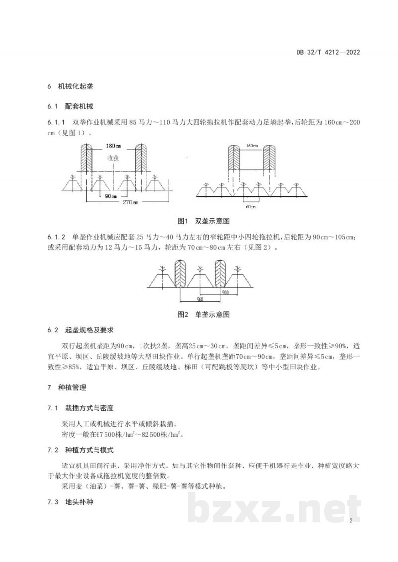 DB32/T 4212-2022鲜食型甘薯轻简化生产技术规程 DB32/T 4212-2022鲜食型甘薯轻简化生产技术规程