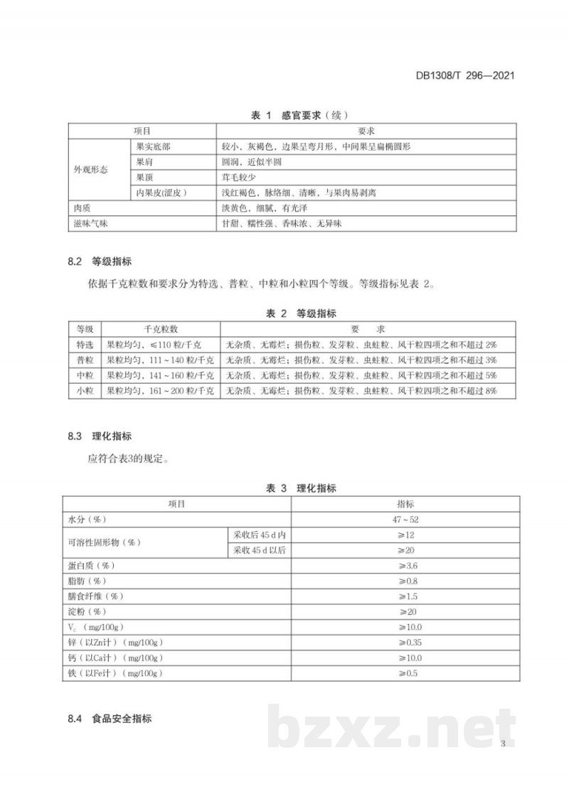 DB1308/T 296-2021地理标志产品 宽城板栗 DB1308/T 296-2021地理标志产品 宽城板栗