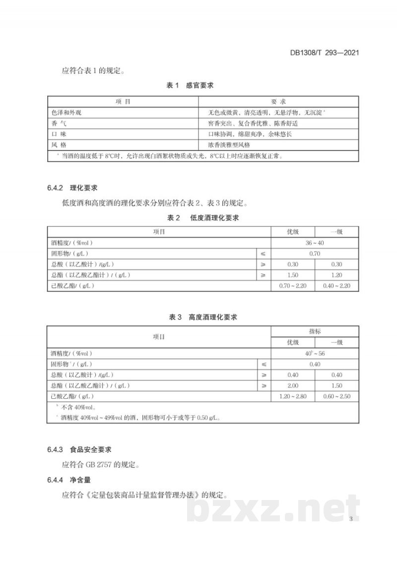DB1308/T 293-2021地理标志产品 板城烧锅酒 DB1308/T 293-2021地理标志产品 板城烧锅酒