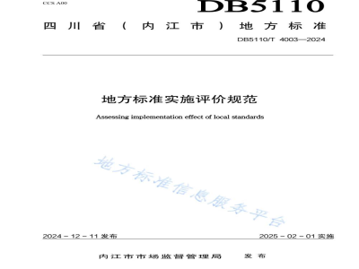 DB5110/T 4003-2024地方标准实施评价规范