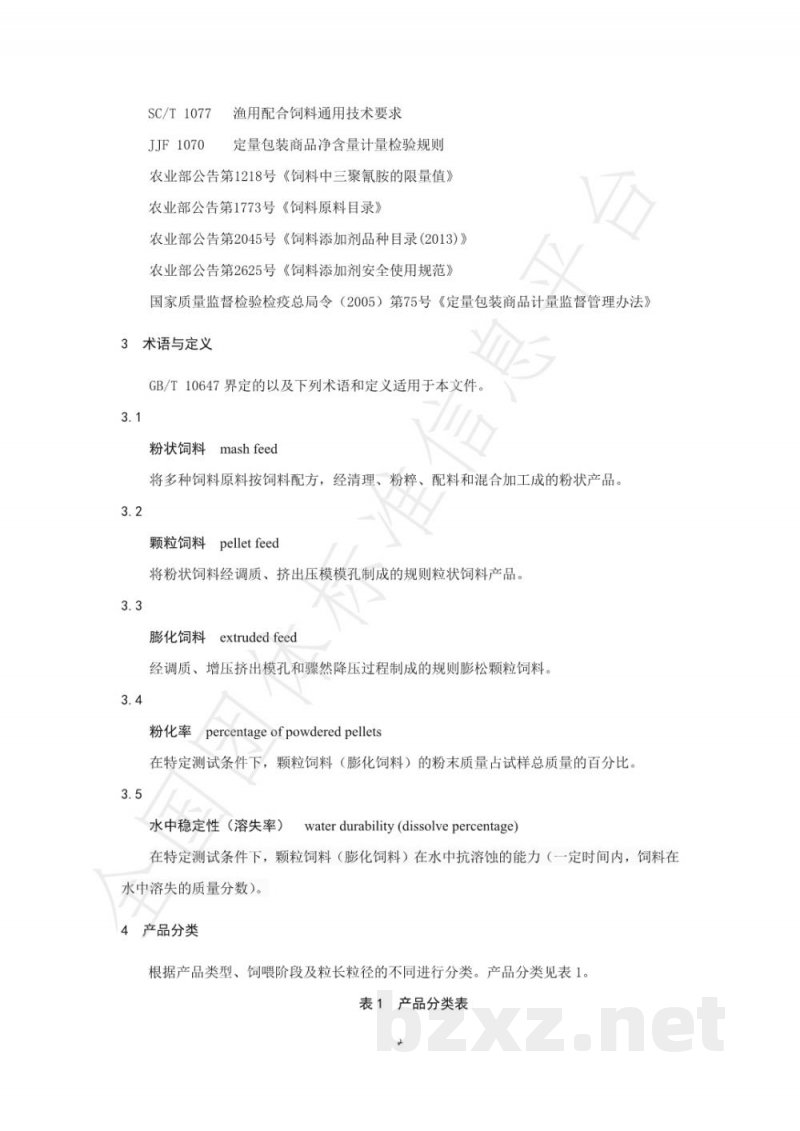 T/HNSX 001-2020克氏原螯虾(小龙虾)配合饲料 T/HNSX 001-2020克氏原螯虾(小龙虾)配合饲料
