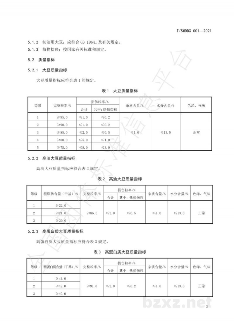 T/SWDDX 001-2021孙吴大豆 T/SWDDX 001-2021孙吴大豆