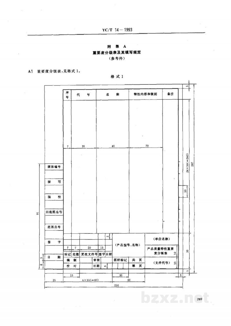 YC/T 14-1993烟草机械 产品质量特性重要度 分级导则 YC/T 14-1993烟草机械 产品质量特性重要度 分级导则
