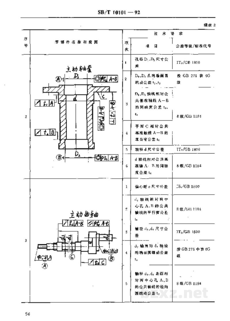 SB/T 10101-1992茶叶平面圆筛机 技术条件 SB/T 10101-1992茶叶平面圆筛机 技术条件