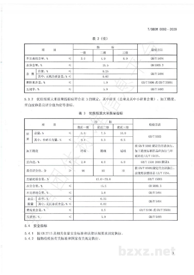 T/SBDM 0002-2020绥滨大米 T/SBDM 0002-2020绥滨大米