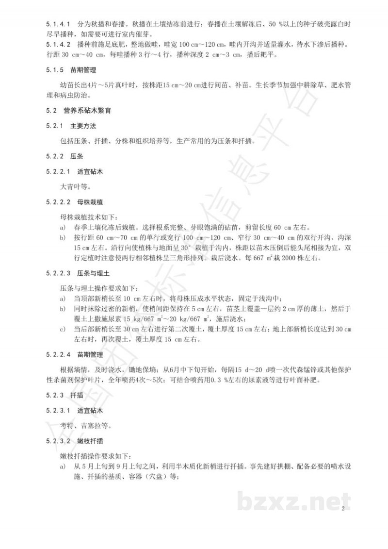 T/YTCA 002-2020烟台大樱桃苗木繁育技术规程