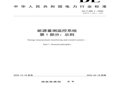 DL/T 698.1—2025 能源量测监控系统 第1部分：总则