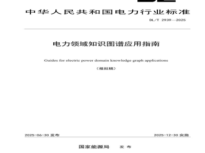 DL/T 2939—2025 电力领域知识图谱应用指南