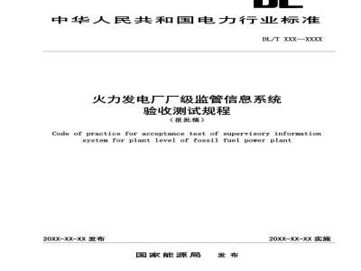 DL/T 2781—2024 火力发电厂厂级监管信息系统验收测试规程