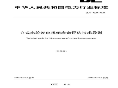 DL/T 2741—2024 立式水轮发电机寿命评估技术导则
