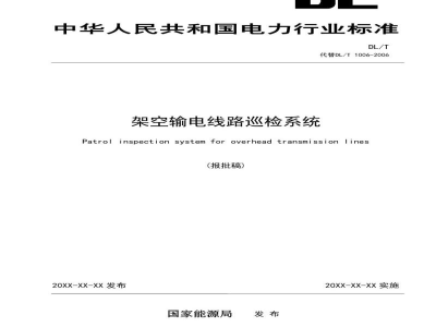 DL/T 1006—2023 架空输电线路巡检系统