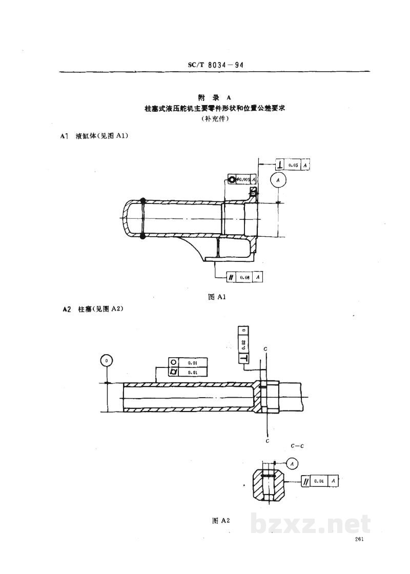 SC/T 8034-1994渔船柱塞式液压舵机修理技术要求 SC/T 8034-1994渔船柱塞式液压舵机修理技术要求