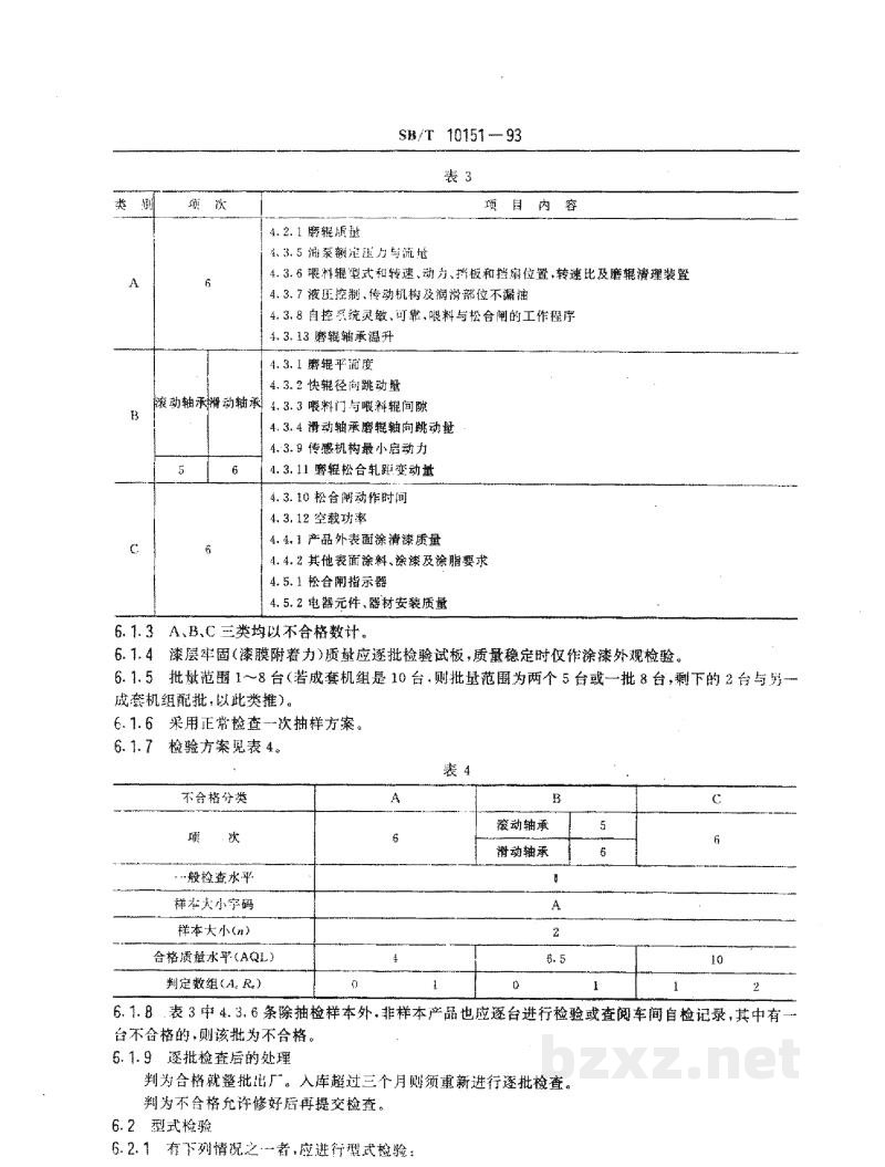 SB/T 10151-1993液压磨粉机(LS/T 3512-1993) SB/T 10151-1993液压磨粉机(LS/T 3512-1993)
